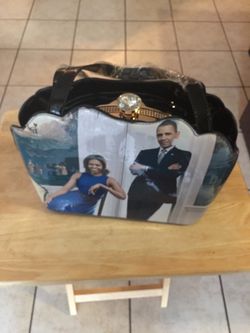 Barak and Michelle Obama Purse