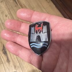 Vintage Volkswagen hood emblem 1958-67