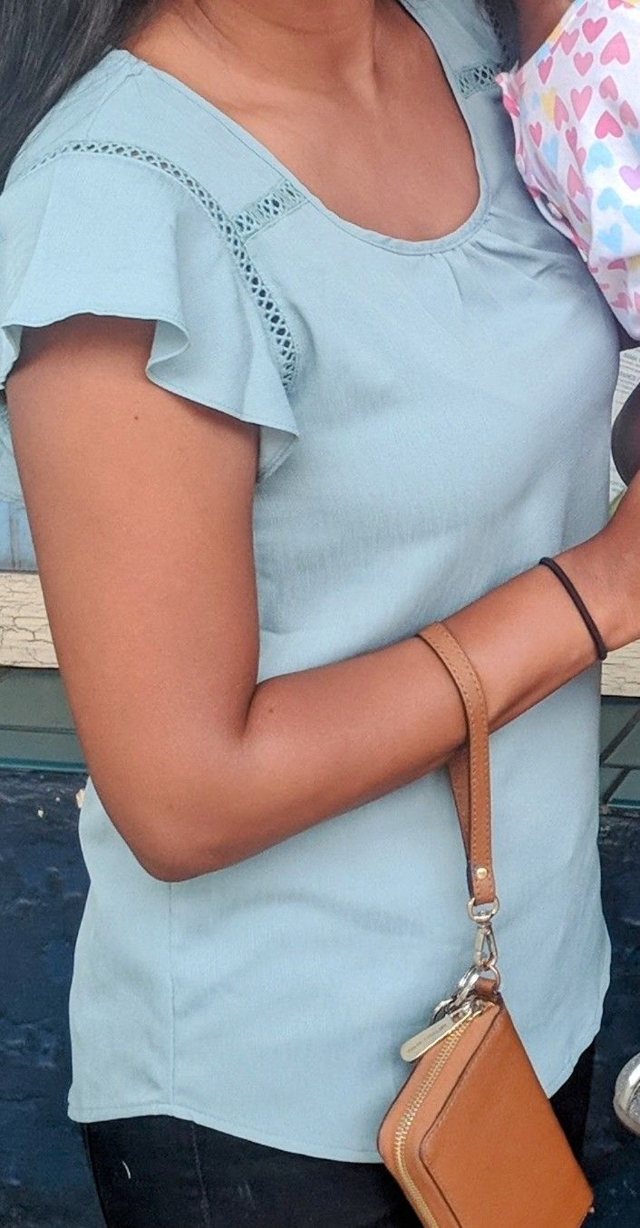 Teal Turquoise Formal Dressy Work Top
