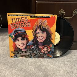 Times Square - Motion Picture Soundtrack Vintage 1980 Compilation Talking Heads Roxy Music The Cure 2xLP