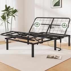 New Marsail Twin XL Adjustable Bed Base Frame, 3 Options Heights 8" 10" 13" Head and Foot Incline