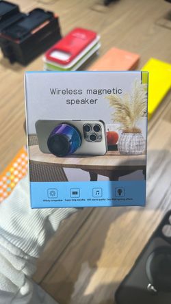 Wireless Magnetic Speaker with RGB Lighting