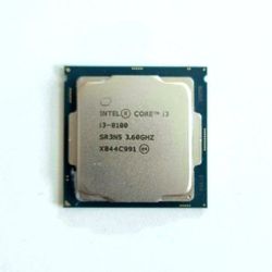 Intel Core i3 8100 CPU 3.6GHz, 4 Thread, Quad Core Processor, LGA 1151, UHD 630 Graphics!