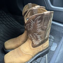 Ariat Men’s Steel Toe Work Boots Size 8D