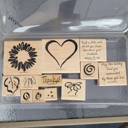 Stampin Up Sketch It Rubber Stamp Set