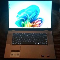 HP OmniBook X Flip AI Laptop Touchscreen 2K LCD AMD Ryzen AI 5 CPU 16 GB RAM 512 GB SSD Windows 11