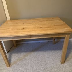 Wood table