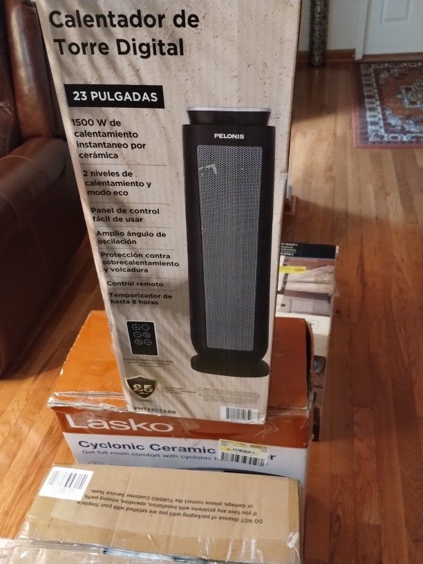 Pelonis  Digital Ceramic Tower Heater 1500 Watt  23 Inch