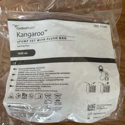 30 Kangaroo Joey Pump Set 1000ml Bags REF 763662