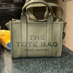 Green Marc Jacobs Leather Tote 