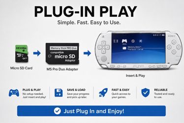 Psp SD card Plug And play