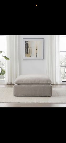 Aiden And Ivy Serene Modular Sectional -Ottoman Only