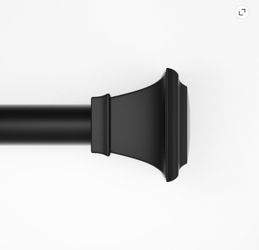 Black Adjustable Curtain Rods