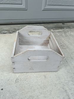 Wooden box or crate decor