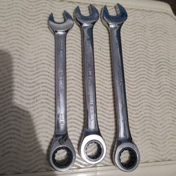 15mm 16mm 17mm Ratcheting Wrenches
