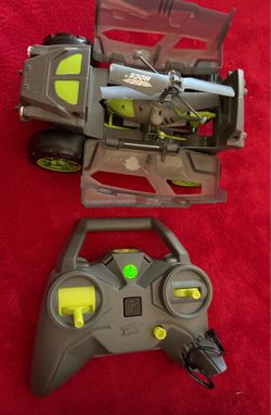 Air Hogs Shadow Launcher 2-in-1 RC Helicopter and Car Set