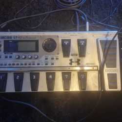 Boss GT-10 Effects Pedal Board