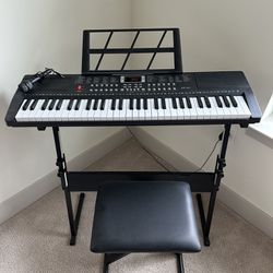 Key Electric Piano Keyboard