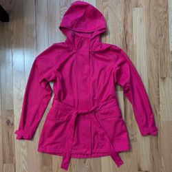 Mountain Hardwear Womens Large Celina Trench / Ski Jacket, Bright Rose Pink
