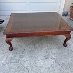 ETHAN ALLEN LARGE COFFEE TABLE. $60 FIRM