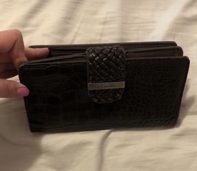 Brown leather wallet