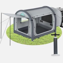 KARMATER Inflatable SUV Tent for Camping 6-Person Tent with Detachable Car