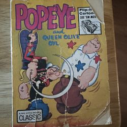 Popeye and Queen Olive Oyl Classic Walt Disney Book