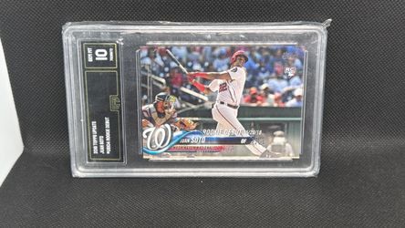 2018 Topps Update Series - Rookie Debut Juan Soto #US104 (RC) GMA 10