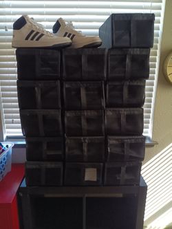 16-Ikea Shoe Boxs Black