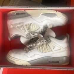Jordan Retro 4 White Oreos Size 8.5 Authentic 