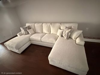 Custom-made ** Double chaise sectional