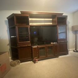 Wood Entertainment Center