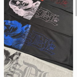 SDL rhinestone sweatpants with shipment bag