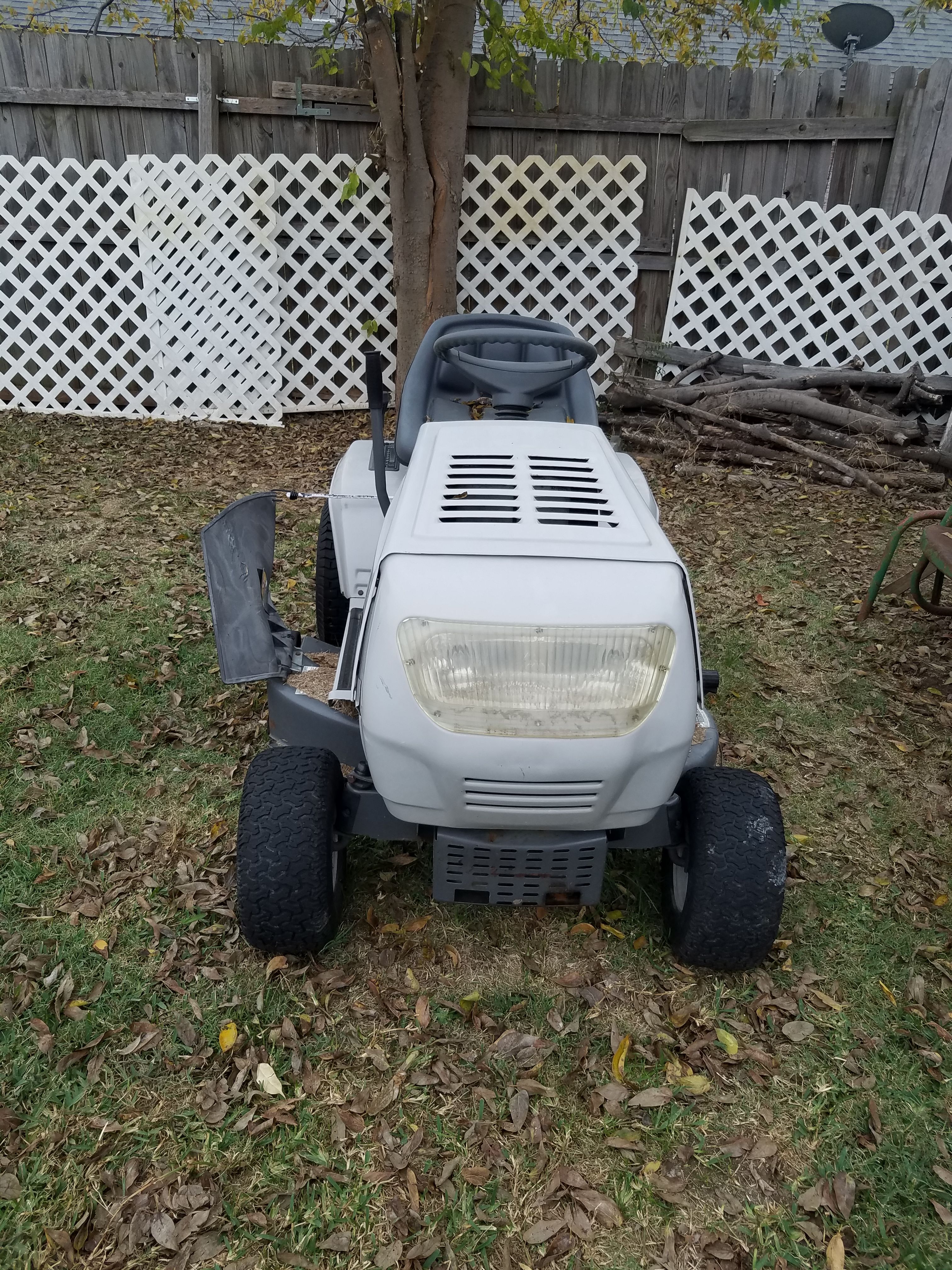 White LT 13 Cruisematic Riding Mower - $200.00