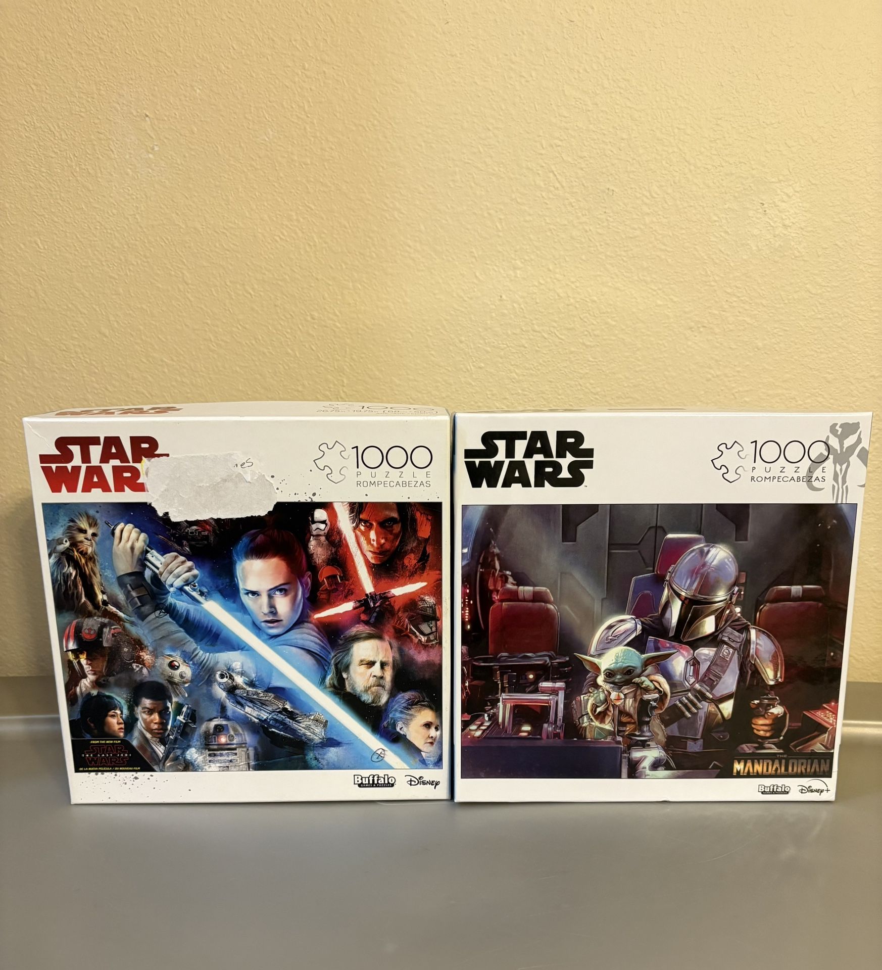 Disney Star Wars Puzzle 1000 Pieces Set Of 2 By Buffalo