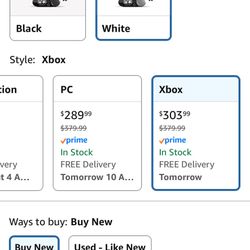Gaming Headsets (White & Black)