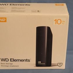 WD 10TB Elements Desktop Hard Drive (New/Unopened) $180 OBO
