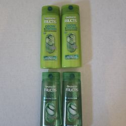Garnier Fructis Grow Strong shampoo 
Garnier Fructis Pure Clean shampoo 12.5 oz