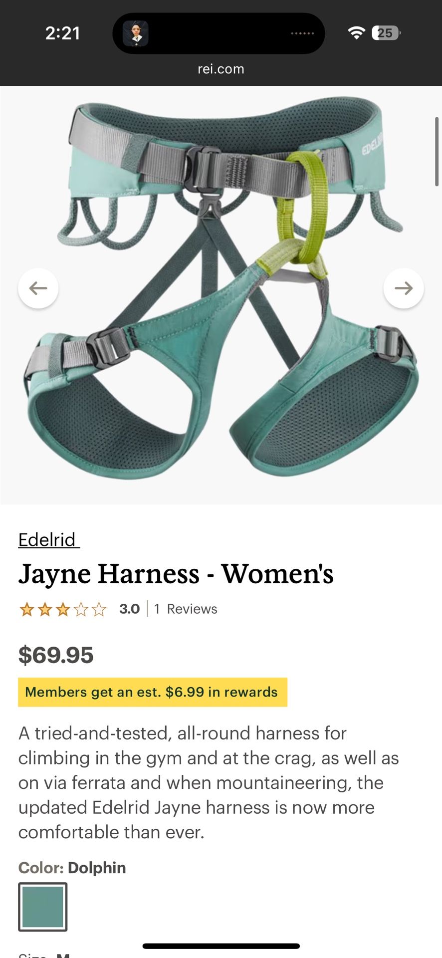 Edelrid jayne III Climbing harness