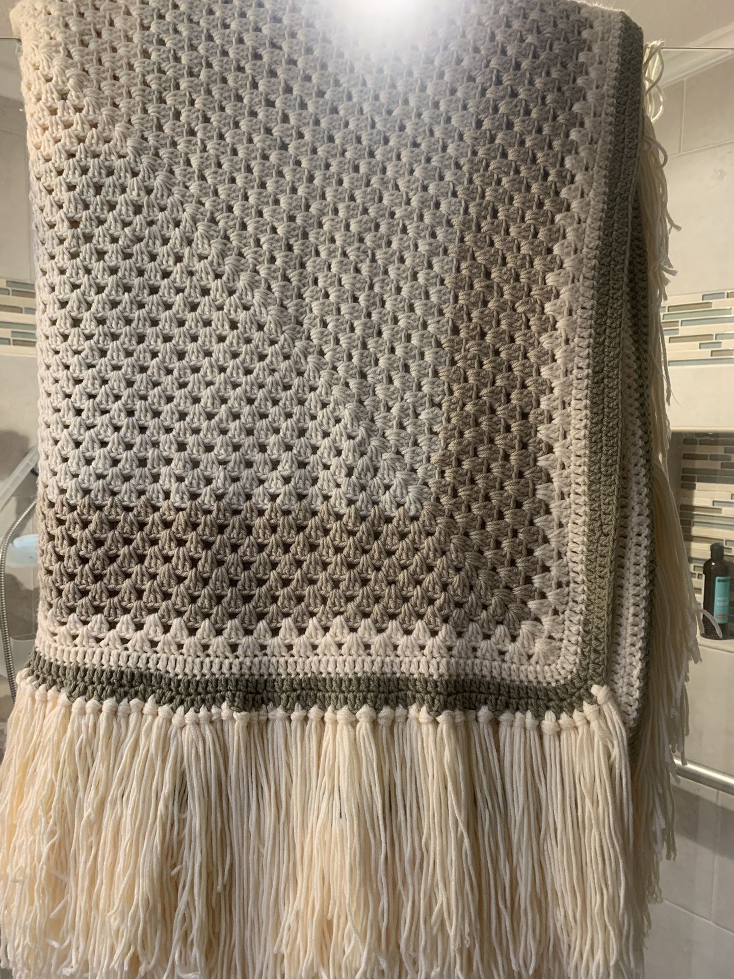 Beautiful King Handcrafted crotched Bedspread