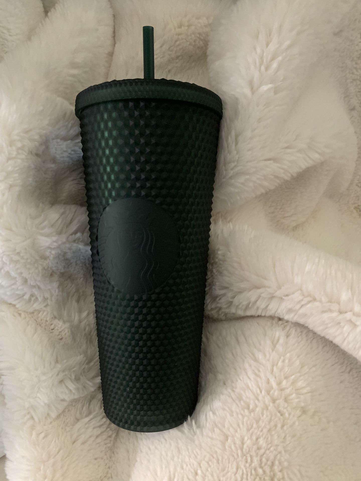 Green Studded Starbucks Cup