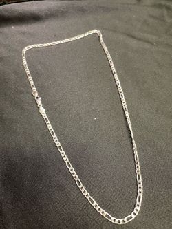 925 Plated Figaro Link Chain