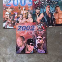 WWF wrestling Calendars 02-04