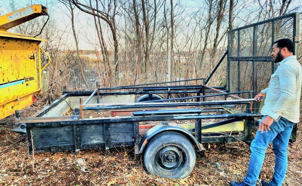 5x8 Utility Trailer w/ Ramp Gate – Ready to Work