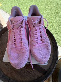Pink Low-Top Athletic Sneakers