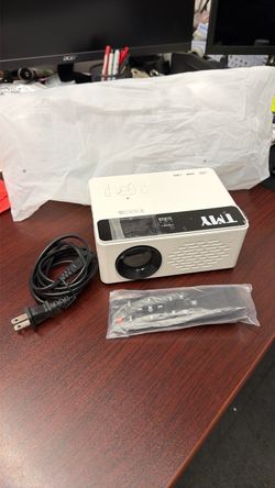 TMY Mini LED Projector with Remote and Power Cord