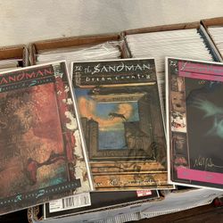 Comic Book Collection Batman, Wolverine, Sandman