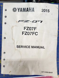 YAMAHA FZ-07  MOTORCYCLE SERVICE MANUAL