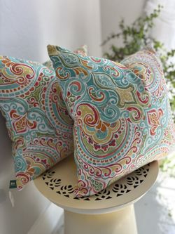 Pillows Set Of 2 Outdoor Fabric