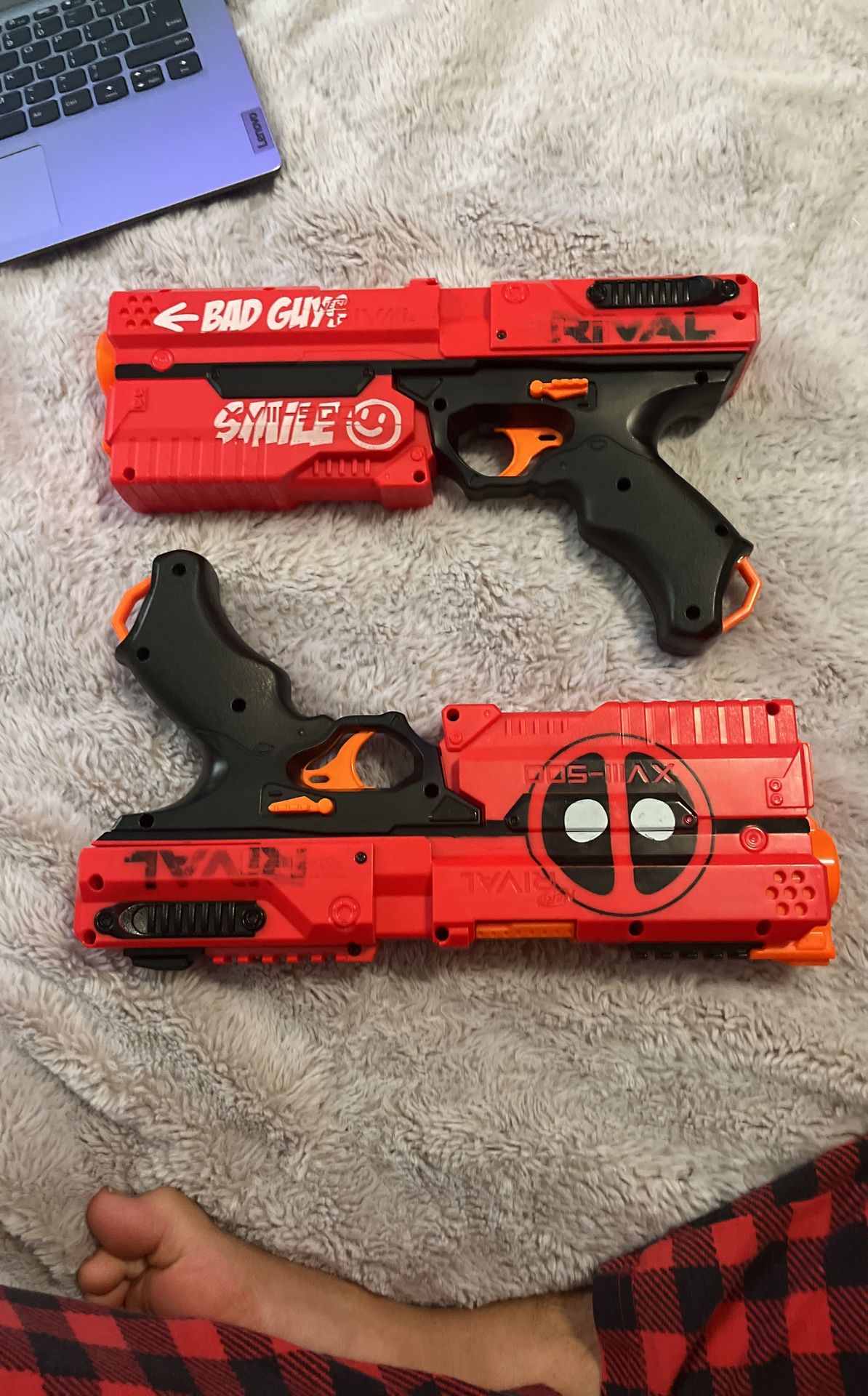Deadpool Rivals Nerf Guns